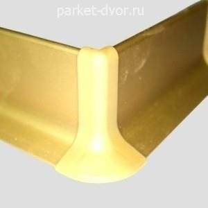 Угол наружный к плинтусу Effector Q63.00 Золото