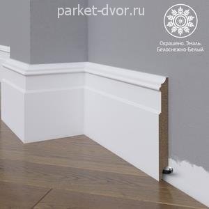 Плинтус Madest Decor 26-136-16 Белый 16х136 мм (пог. м)