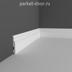 Плинтус Deartio P24.127.16 Белый под покраску 127х16х2070 мм (пог. м)