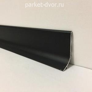 Алюминиевый плинтус самоклеющийся Effector Q63.005 Чёрный 16.8х40х2700 мм (пог. м)