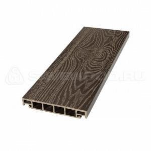 Террасная доска SaveWood Salix-T Тёмно-коричневый 25х163х4000 мм
