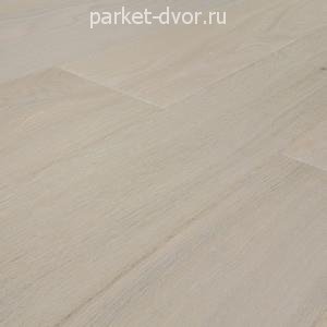 Паркетная доска Amber Wood Фьюжн Дуб Слоновая Кость Браш