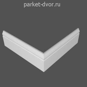Плинтус Deartio P4.100.16 Белый под покраску 16х100х2070 мм (пог. м)