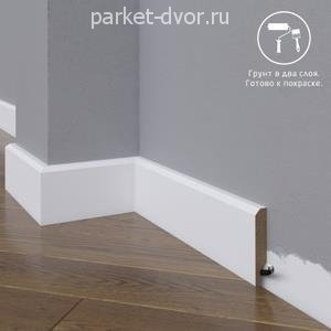 Плинтус Madest Decor 19-064-12 Под покраску 12х64 мм (пог. м)