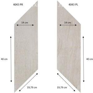 Кварцвиниловая плитка ПВХ Forbo Professional 2,55 mm 4043 Ромб White Fine Oak