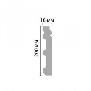 Плинтус напольный Decomaster A245 18х200х2000 мм (пог. м)