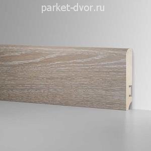 Плинтус Hannahholz Aktuel Design №25 Дуб Серый Светлый 16х81 мм (пог. м)