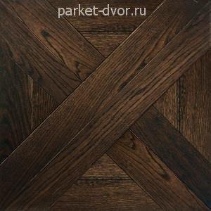 Инженерный модульный паркет Kochanelli Гордон Ясень Тёмный 449х449х15 мм