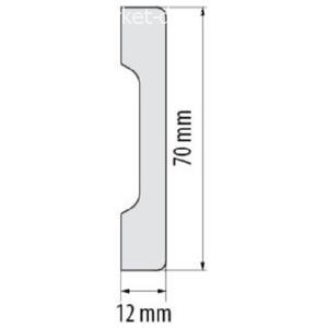 Плинтус Cezar Elegance LPC37 12х70х2440 мм (пог. м)
