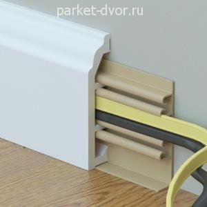 Плинтус Rico Color HSP 18х80 Белый под покраску