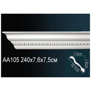 Карниз Перфект AA105F гибкий 75х76х2400 мм