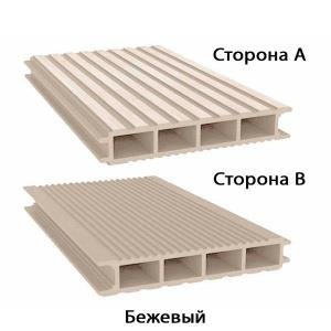 Террасная доска SaveWood Ulmus Бежевый 25х148х3000 мм