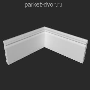 Плинтус Deartio P8.137.18 Белый под покраску 18х137х2070 мм (пог. м)
