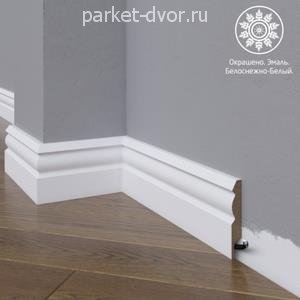 Плинтус Madest Decor 21-072-12 Белый 12х72 мм (пог. м)