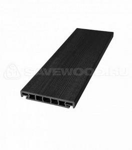 Террасная доска SaveWood Salix-S R Чёрный 25х163х4000 мм