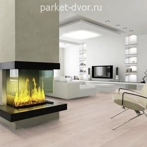 Ламинат Kronotex Exquisit D2873 Дуб Вейвлесс Белый