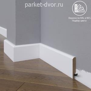 Плинтус Madest Decor 19-064-12 окрашенный в ваш цвет RAL/NCS 12х64 мм (пог. м)