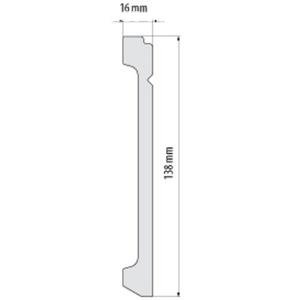 Плинтус Cezar Elegance LPC30 16х138х2440 мм (пог. м)