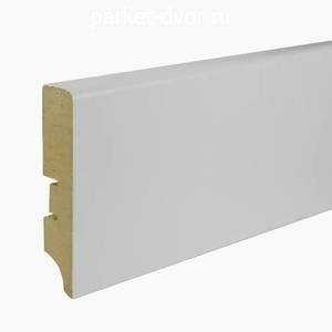Плинтус Smartprofile Gloss 80A белый МДФ 80х16 мм (пог. м)