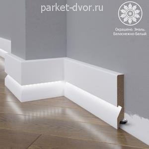 Плинтус Madest Decor 29-100-18 Белый 18х100 мм (пог. м)