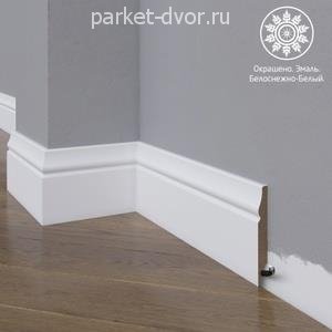 Плинтус Madest Decor 04-083-10 Белый 10х83 мм (пог. м)