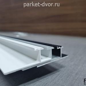 Плинтус Pro Design 380 теневой скрытый Чёрный Муар 17.5х30/52х2700 мм (пог. м)