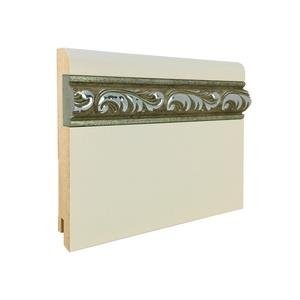 Плинтус МДФ Finitura Decor Серебро в ваш цвет по RAL/NCS 16х120 мм (пог. м)
