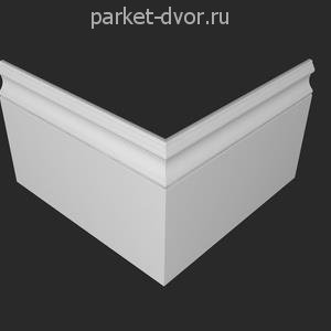 Плинтус Deartio P16.200.16 Белый под покраску 16х200х2070 мм (пог. м)