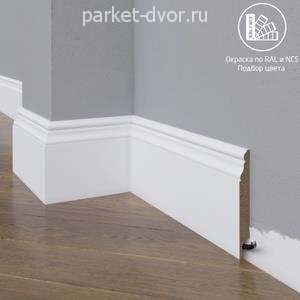 Плинтус Madest Decor 05-100-12 окрашенный в ваш цвет RAL/NCS 12х100 мм (пог. м)