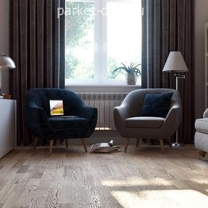 Паркетная доска Polarwood Дуб Uranium Oiled 3S