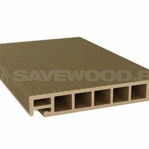 Террасная доска SaveWood Salix-S Тик 25х163х4000 мм