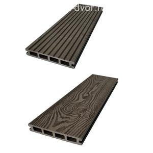 Террасная доска ДПК EcoDecking Komfort Шоколад 23х143х3000 мм