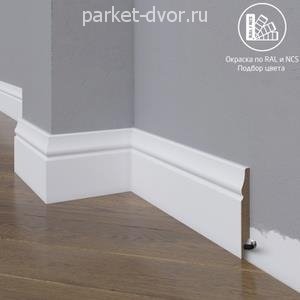 Плинтус Madest Decor 04-083-10 окрашенный в ваш цвет RAL/NCS 10х83 мм (пог. м)