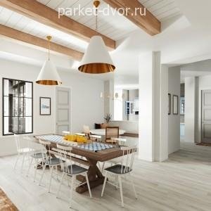 Виниловый ламинат SPC CM Floor ScandiWood 05 Дуб Ледяной with backing