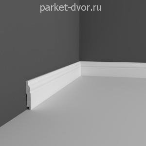 Плинтус Deartio P3.100.16 Белый под покраску 16х100х2070 мм (пог. м)