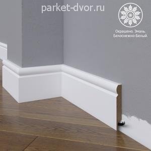Плинтус Madest Decor 06-083-12 Белый 12х83 мм (пог. м)