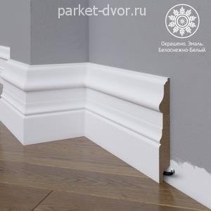 Плинтус Madest Decor 15-136-18 Белый 18х136 мм (пог. м)