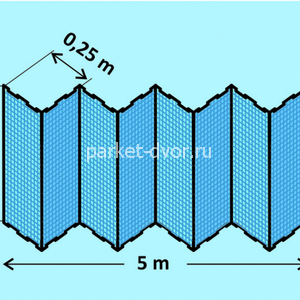 Подложка Solid Quick Puzzle гармошка синяя 5 мм