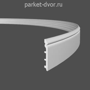 Плинтус Европласт 1.53.110 полиуретановый гибкий 19х138х2000 мм