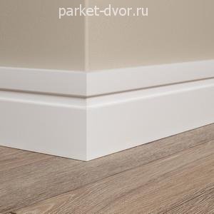 Плинтус Evrowood Белый PN 101 16х100х2000 мм (пог. м)