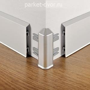 Алюминиевый плинтус Progress Profiles PKISPAA 10х100х2000 мм (пог. м)