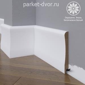 Плинтус Madest Decor 23-136-16 Белый 16х136 мм (пог. м)