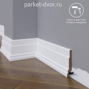 Плинтус Madest Decor 08-088-18 Под покраску 18х88 мм (пог. м)