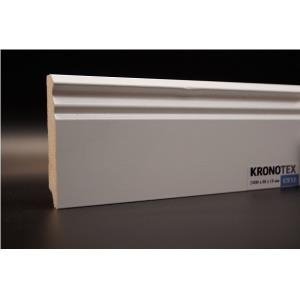 Плинтус Kronotex KTEXP Белый Фигурный 18х80 мм (пог. м)