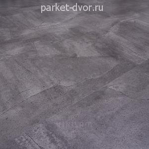 Кварцвиниловая плитка ПВХ Vinilam Ceramo XXL 2,5 мм 61602 Серый Бетон