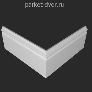 Плинтус Deartio P8.137.18 Белый под покраску 18х137х2070 мм (пог. м)