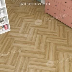 Ламинат Alpine Floor Herringbone 12 Pro LF106-02B Дуб Эльзас