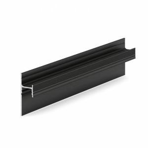 Плинтус Laconistiq Light теневой Чёрный анодированный под подсветку 15х20х3000 мм (пог. м)