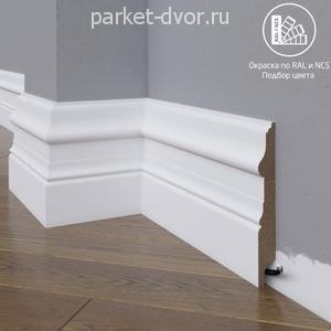 Плинтус Madest Decor 15-136-18 окрашенный в ваш цвет RAL/NCS 18х136 мм (пог. м)