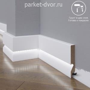 Плинтус Madest Decor 29-100-18 Под покраску 18х100 мм (пог. м)